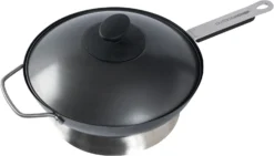 Outdoorchef Wok Carbonstahl Mit Deckel + Wokring