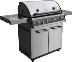 Outdoorchef Dualchef S 425 G Edelstahl Gasgrill Mit Seitenkocher + Blazing Zone Infrarotbrenner + DGS Gusseisen Grillrost 2 Stk. + DGS Gemüse Grillrost 2 Stk. -Grill Welt Geschäft outdoorchef dualchef s 425 g seitlich 18 700 1 1