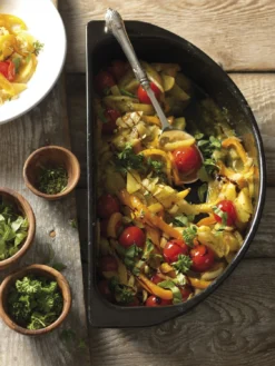 Outdoorchef Gourmet Halbmond Kochset / Grillschalen Porzellanemailliert / 2 Teilig -Grill Welt Geschäft outdoorchef gourmet halbmond 18 211 72 e