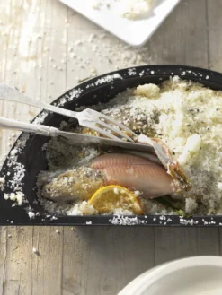 Outdoorchef Gourmet Halbmond Kochset / Grillschalen Porzellanemailliert / 2 Teilig -Grill Welt Geschäft outdoorchef gourmet halbmond 18 211 72 f