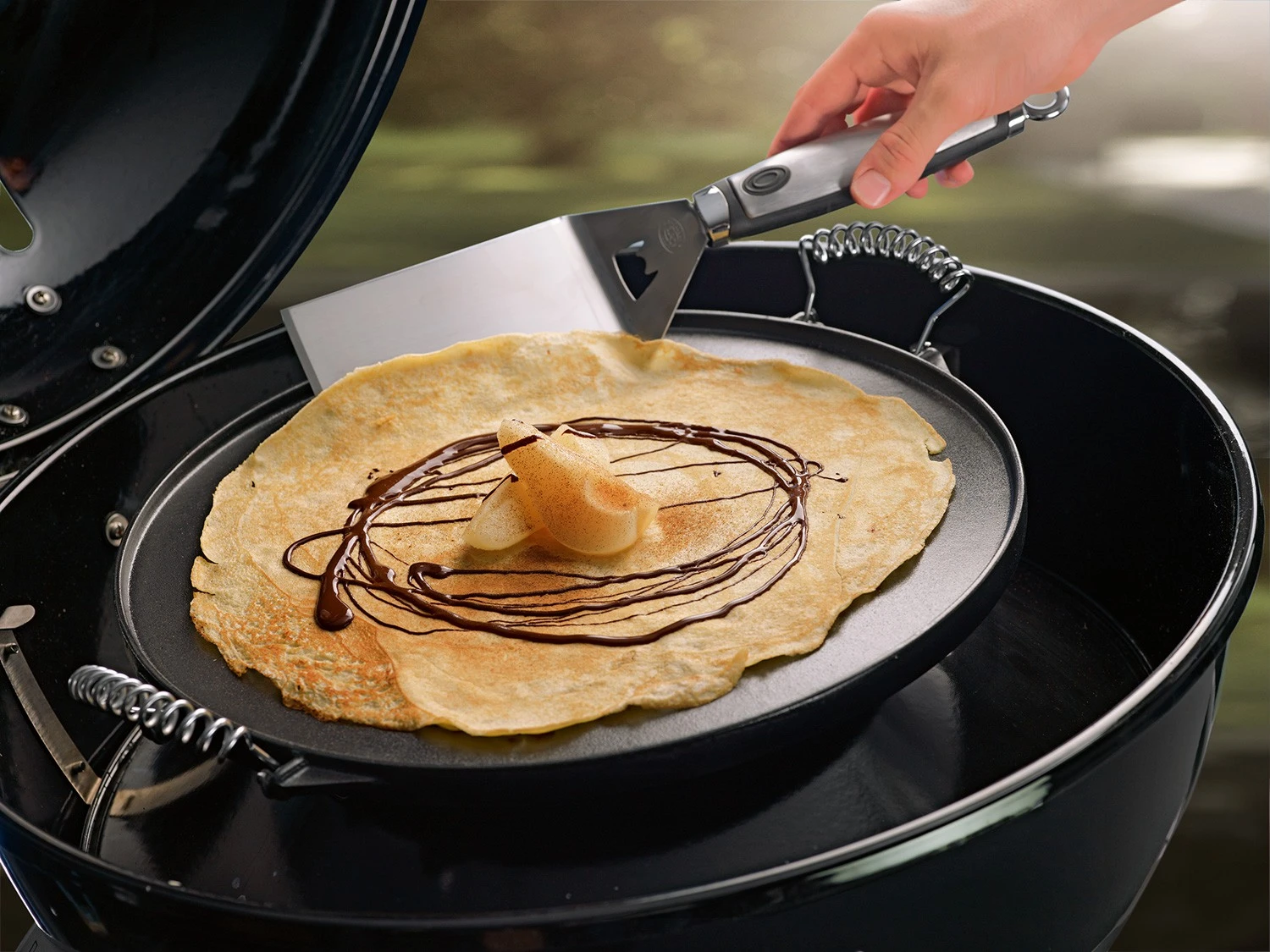 Outdoorchef Gussplatte / Grillplatte Rund Ø 33cm 2 Outdoorchef Gussplatte / Grillplatte Rund Ø 33cm - Image 2