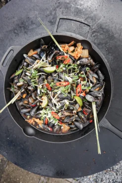 Petromax Feuerpfanne Gusseisen Fp40-t Mit Stiel -Grill Welt Geschäft petromax feuerpfanne muscheln fp40 t