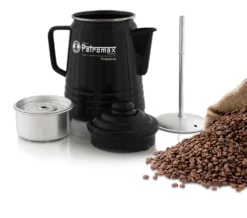 Petromax Tee- Und Kaffee-Perkolator / Schwarz Emailliert (1,3 Liter) -Grill Welt Geschäft petromax kaffeekanne perkolator per 9 s
