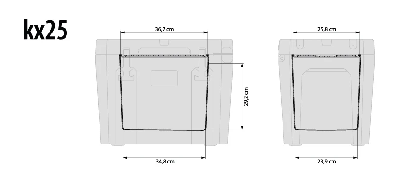 Petromax Kühlbox 25 Liter Alpenweiß - Grillfürst DEAL Inkl. Sitzkissen, Haft-Unterlage Und Einsatzkorb 6 Petromax Kühlbox 25 Liter Alpenweiß - Grillfürst DEAL Inkl. Sitzkissen, Haft-Unterlage Und Einsatzkorb - Image 6